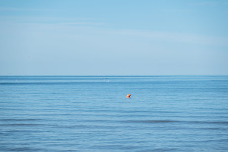 Blue and still Baltic sea.