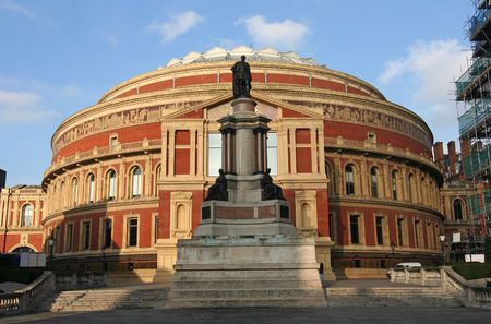 Royal Albert Hall in Kensington, Londonの写真素材