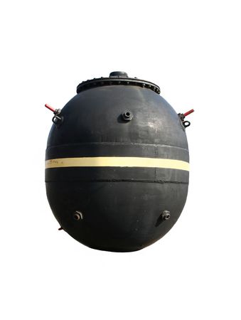 British naval mine from the second world war.の写真素材