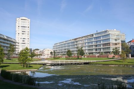 Modern luxury apartments project in The Netherlandsの写真素材