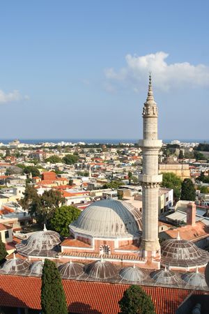 Main mosque of Rhodes, Greeceの写真素材
