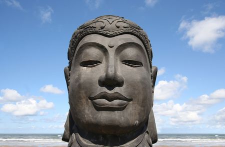 Boedhabeeld in Kijkduinの写真素材