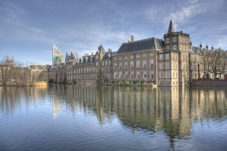 Binnenhof. Dutch Parliament in The Hague, Holland