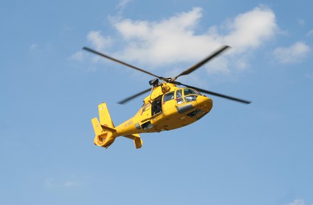 ROTTERDAM, HOLLAND - SEPTEMBER 5, 2010: Demonstration of rescue operation at sea at the annual World Harbor Days in Rotterdam, Holland on September 5のeditorial素材