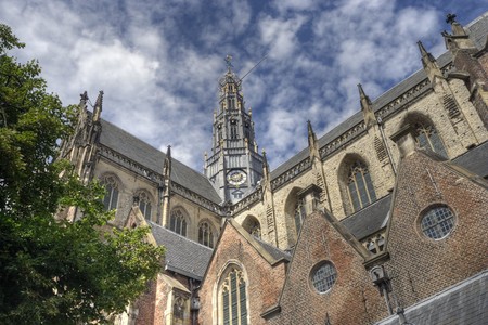 Church of Haarlem, Hollandの写真素材