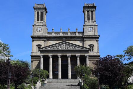 Saint Vincent de Paul church in Paris, Franceのeditorial素材