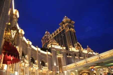 Macao, China - may 23, 2012  The Galaxy hotel and casino is part of the Galaxy Entertainment group  It was opened in 2011 and with 2200 rooms and more that 550000 square feet it is one of the biggest casinos in the city  with a huge wave pool, the biggestのeditorial素材