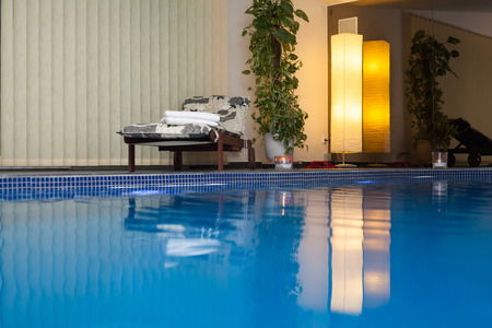 Interior of wellness and Spa swimming pool.の写真素材