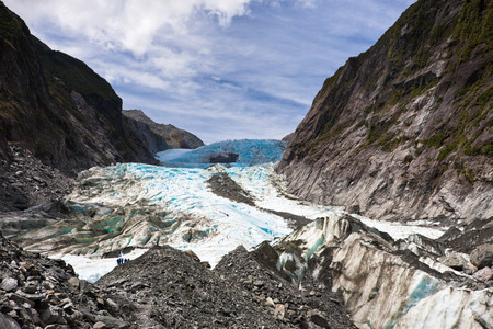 Scenic landscape at Franz Josef Glacier. Southern Alps, West Coast, South Island, New Zealand.の写真素材