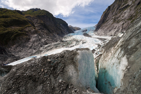 Scenic landscape at Franz Josef Glacier. Southern Alps, West Coast, South Island, New Zealand.の写真素材