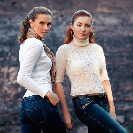 A photo of beautiful girl is in fashion style, glamourの写真素材