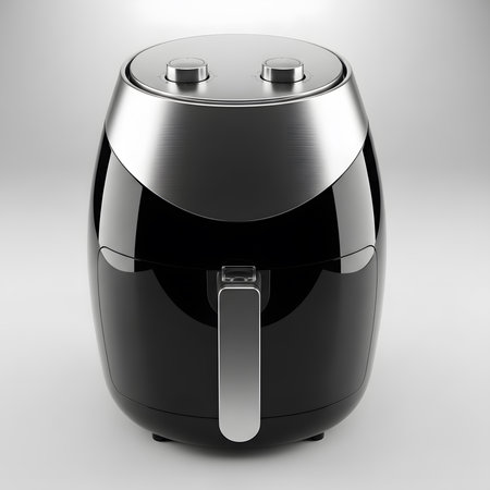 Modern electric kettle isolated on a white background. 3d render.の素材