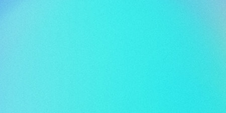 Turquoise gradient isolated on grainy background