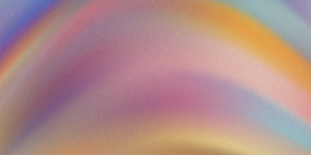 Vibrant rainbow colors isolated on grainy background
