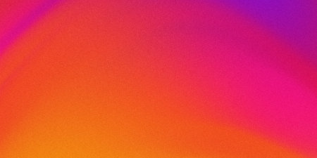 Vibrant gradient background isolated on grainy background