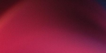 Vibrant red and purple gradient isolated on grainy background