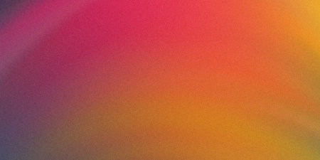 Vibrant gradient background isolated on grainy background