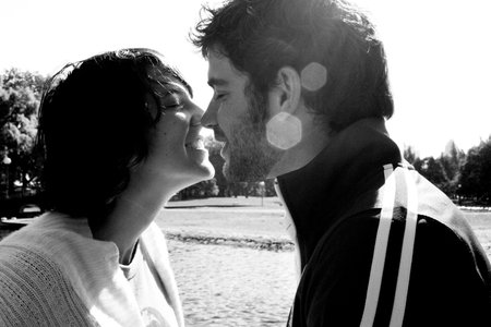 about to kissの写真素材