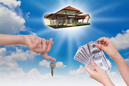 Buy the new houseの写真素材