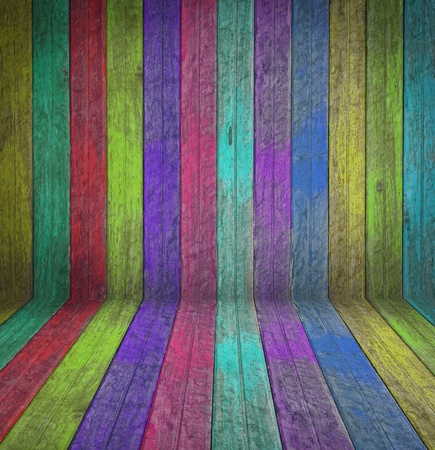 Creative Wooden Room Backgroundの写真素材