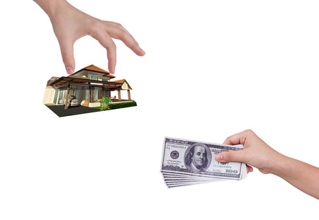Buy the new houseの写真素材
