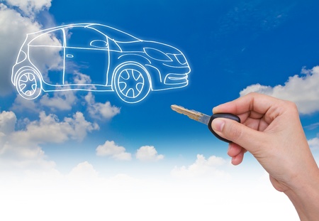 New car conceptの写真素材