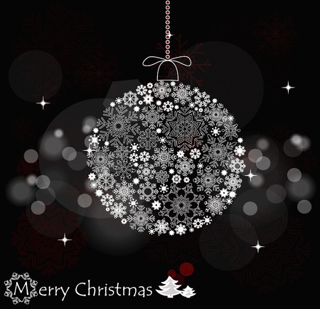 Christmas background with christmas ball.の写真素材