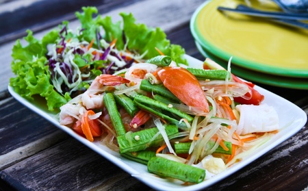 papaya saladの写真素材