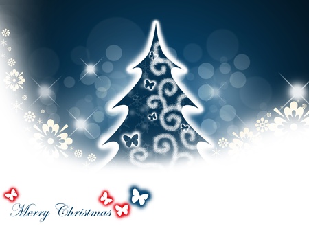 Christmas tree background.の写真素材