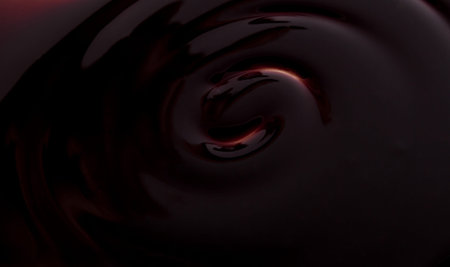 Chocolate swirlの写真素材