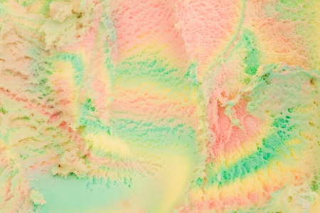Delicious colorful ice creamの写真素材