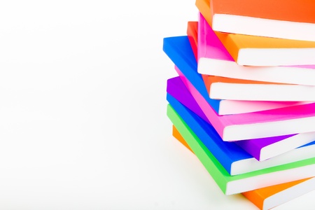 colorful books Stack like homeの写真素材