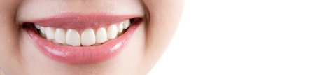 Healthy woman teethの写真素材