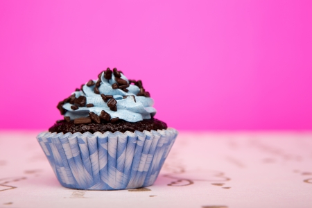 Birthday cupcakesの写真素材