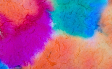 Color watercolors on paperの写真素材