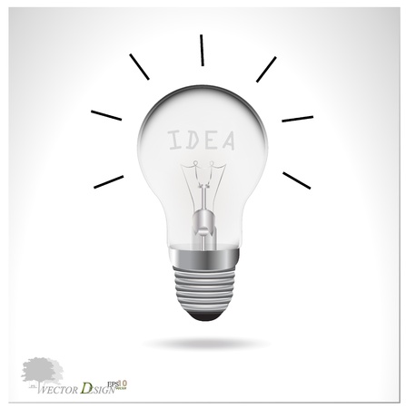 A light bulb. Vector Illustration.のイラスト素材