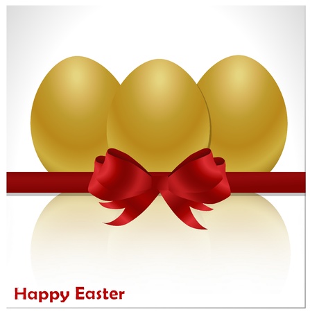 Easter eggs card. のイラスト素材