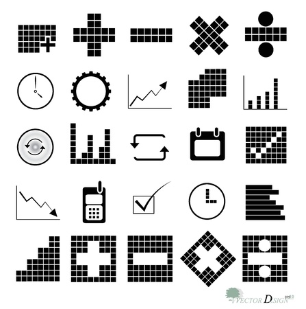 Business icons. のイラスト素材
