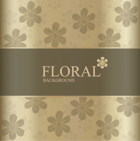 Seamless floral pattern background.のイラスト素材
