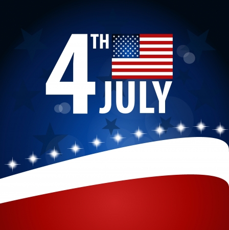 American Flag for Independence Day.のイラスト素材