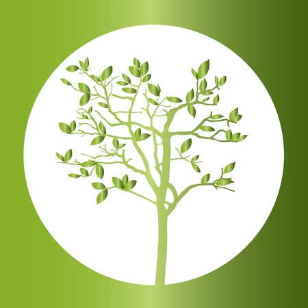 Abstract tree  Vector Illustration のイラスト素材