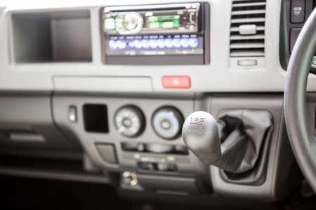 Modern car interiorの写真素材