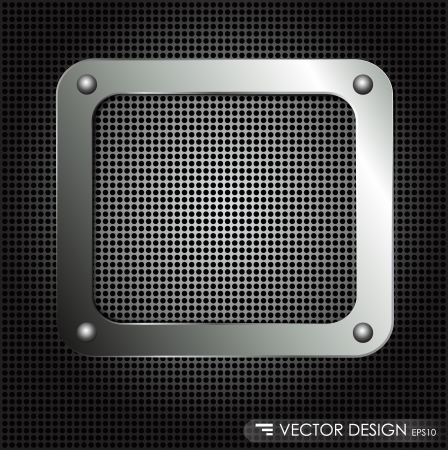 Abstract background, metallic silver banners  のイラスト素材