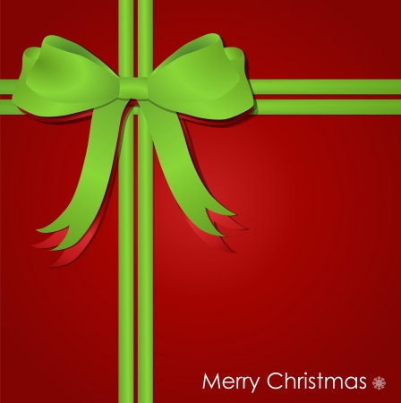 Shiny satin ribbon on red background, vector illustration のイラスト素材