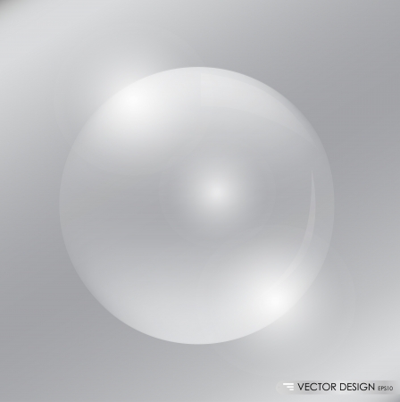 Bubbles on a gray backgroundのイラスト素材