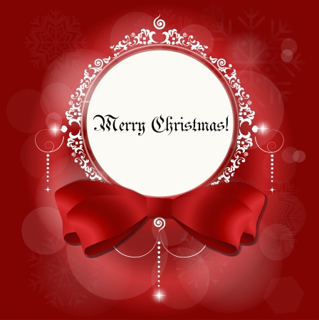 Christmas card  Christmas background with snowflakes, vector illustration のイラスト素材