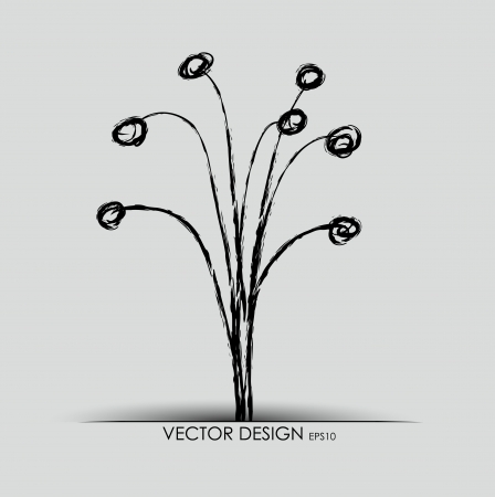 Vector flower background.のイラスト素材
