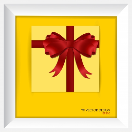 Simple vector christmas gift  - christmas cardのイラスト素材