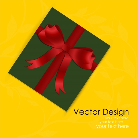 Simple christmas gift  - christmas cardのイラスト素材