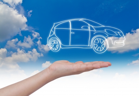 New car conceptの写真素材
